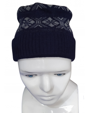 Unisex Purewool Jacquard design Cap